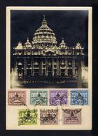 Vaticano 1939 Maximum Card Religion Architecture Sp6014 - Lettres & Documents