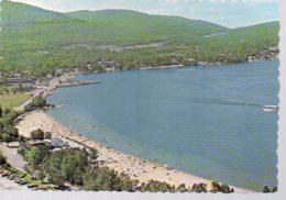 REF 358 : CPSM U.S.A. Lake George NY Million Dollar Beach Aerial View - Lake George