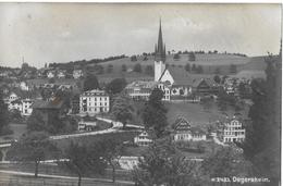 DEGERSHEIM → Dorfpartie Bei Der Kirche Anno 1920 - Degersheim