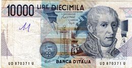 Billet De L’Italie De 10.000 Lire Le 3 Septembre 1984 En T T B + - Signature Cam - 100000 Lire