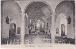 83. CARCES. Intérieur De L'Eglise - Carces