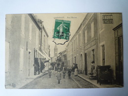 2019 - 2105  GABARRET  (Landes) :  Rue Marsan   1913   XXX - Gabarret