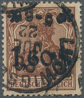 Deutsches Reich - Inflation: 1921, 1,60 M Orangebraun (Zwischenraum Zwischen Stern Und M 7,2 Mm) Sau - Briefe U. Dokumente