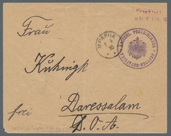 Deutsch-Ostafrika - Ganzsachen: 1916 - MPAPUA (7.4.16), Stempel "große 16". PRIVATUMSCHLAG Der Postd - German East Africa