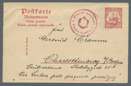 Deutsch-Ostafrika - Stempel: 1915 - TABORA (21.8.15). Ganzsache 7 1/2 Heller Nach Charlottenburg übe - German East Africa