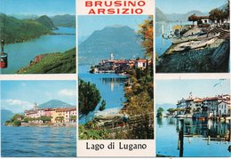 Svizzera - Canton Ticino - Lago Di Lugano - Brusino Arsizio - Vedutine - Fg - Brusino Arsizio