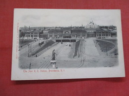 Embossed  New  Rail Road Station     Rhode Island > Providence   Ref 3539 - Providence