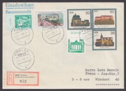 Mi- Nr. U1, R- Luftpost Mit Pass. Zusatzfr. "Krölpa", 30.7.90 - Sobres - Usados