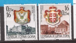 2003  3140-41  WAPPEN JUGOSLAVIJA JUGOSLAWIEN SRBIJA SERBIEN CRNA GORA MONTENEGRO UNABHAENGIGKEIT  MNH - Sonstige & Ohne Zuordnung