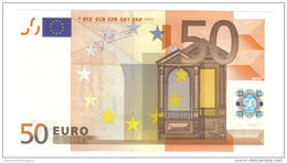 50 €  ITALIA SERIE S TRICHET Q.FDS UN-C DA MAZZETTA F005A4 Cod.€.042 - 50 Euro