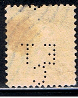 US 1713 // YVERT 229B  (PERFORÉ:PERFIN:ETC) // 1922-25 - Perfins