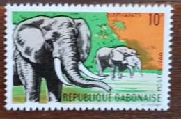GABON, Elephants, Elephant.  Neuf Sans Charniere. MNH - Olifanten