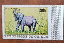 GUINEE FRANCAISE, Elephants, Elephant. Yvert N° PA 87 NON DENTELE. Neuf Sans Charniere. MNH - Olifanten
