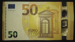 50 EURO S021H1 Italy DRAGHI Serie SE Ch 43 Perfect UNC - 50 Euro