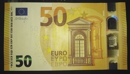 50 EURO S022A5 Italy DRAGHI Serie SA Ch 44 Perfect UNC - 50 Euro