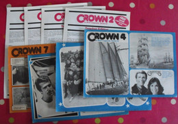 Lot De 8 Revues En Anglais. Crown . 1979 - English Language/ Grammar