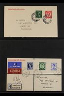 1952-1966 DEFINITIVES FIRST DAY COVERS. All Different Collection On Stock Pages, Includes 1952-54 3d, 6d & 7d Illustrate - FDC