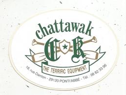 Autocollant , CHATTAWAK ,the Terrific Equipment,29 , PONT L'ABBE - Stickers