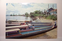 GUYANE   - SAINT-LAURENT -DU-MARONI   - Les Taxis Du Maroni - BATEAU - ( Pas De Reflet Sur L'original ) - Saint Laurent Du Maroni