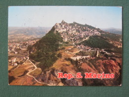 San Marino 1986 Postcard "aerial View" To Holland - U.S.F.I. - Anno Santo - San Benedetto Da Norcia - Brieven En Documenten