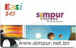 Brunei - DstCom - Easi - Simpur.Net.bn, Prepaid 45$, Used - Brunei