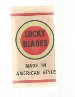 Lame De Rasoir ,  LUCKY BLADES , Made In American Style ,  2 Scans - Razor Blades