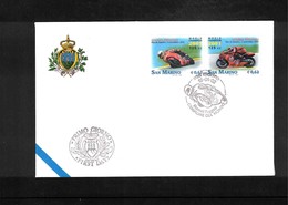 San Marino 2002 Motorbikes Races FDC - Mountain Bike