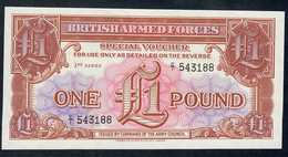 GREAT BRITAIN  PM29 1 POUND   1956    UNC. - British Troepen & Speciale Documenten