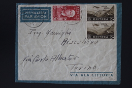 Italy Ethiopia Sa Nr AE 18 2X  ETHIOPIA 5  Airmail Cover ADIS ABEBA -> TORINO 1937 - Etiopia