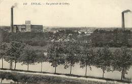 - Dpts Div -ref-AL814- Vosges - Golbey Environs Epinal - Vue Generale - Usine - Usines - Industrie - Carte Bon Etat - - Golbey