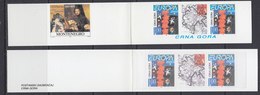 Europa Cept 2000 Montenegro/Serbia Normal Stamp Booklet Strip 2v+label  ** Mnh (44256) PRIVATE ISSUE - 2000