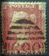 GREAT BRITAIN - Canceled Penny Red - Plate 161 - Sc# 33, SG# 43 - Queen Victoria 1p - Oblitérés
