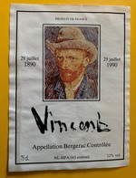 11431 - Vincent (Van Gogh) 29 Juillet 1890 29 Juillet 1990  Bergerac - Arte