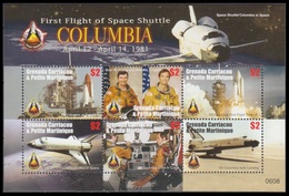 2006	Grenada - Grenadines	4270-75KL	Space Shuttle Columbia 	10,00 € - América Del Norte