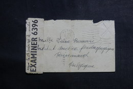 CANADA - Enveloppe De Acton Pour La Belgique En 1945 Avec Contrôle Postal , Affranchissement Disparu - L 39939 - Covers & Documents