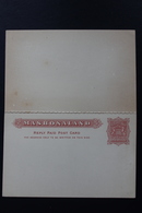 RHODESIA MASHONALAND PAID ANSWER POSTCARD (BSAC) HG 7 NOT USED - Andere & Zonder Classificatie