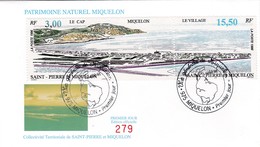 FDC PREMIER JOUR  Saint-Pierre Et Miquelon 1996 640A Vue Générale De Miquelon - FDC