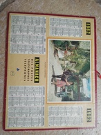 1962 - ALMANACH DES P.T.T OBERTHUR -  75 LA SEINE - 1962 ANE - PLAISIRS CHAMPETRE- FEMMES CARIOLE ANE - Big : 1961-70