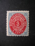 DANISH WEST INDIES 3c Sc#17 1898 MH - Denmark (West Indies)