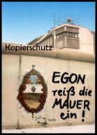 ÄLTERE POSTKARTE BERLIN BERLINER MAUER 1989 MAUERFALL EGON REISS DIE MAUER EIN LE MUR THE WALL Ansichtskarte Kassel - Berlin Wall