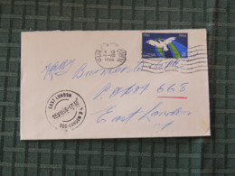South Africa 1966 Cover Queenstown To East London - Flying Bird - Arms On Back - Postzegelboekjes