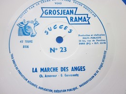 LA MARCHE DES ANGES Fromage De Gruyère La Vache Grosjean Rama Disque Vinyle Souple 45 Tours Publicitaire Flexi-☛MUSIQUE - Ediciones De Colección