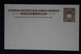 BRITISH EAST AFRICA: POSTCARD HG P1 UNUSED - Africa Orientale Britannica