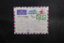INDE - Enveloppe Du Consulat De France En Recommandé Pour Paris (Ministre Des Affaires Etrangères) En 1969 - L 40655 - Covers & Documents