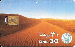CARTE-PUCE-EMIRATS-GEM-30Dhs-1998-DESERT-DUNES-BE-RARE - Emirati Arabi Uniti