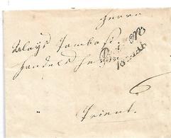 AV098 / ÖSTERREICH - Brixen (Süd-Tirol ) Nach Trient 1849 - ...-1850 Prephilately