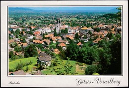 Austria Gotzis 1993 / Rheintal - Vorarlberg / Panorama, Church - Götzis