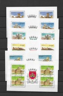 Portugal Booklet Panes Castles 1-6 - Gebraucht