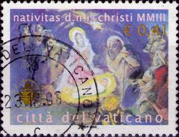 VATICANO 2003 - NATALE - 1 VALORE USATO - Used Stamps