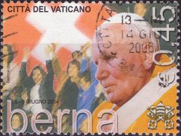 VATICANO 2005 - VIAGGI DI GIOVANNI PAOLO II - 1 VALORE USATO - Used Stamps